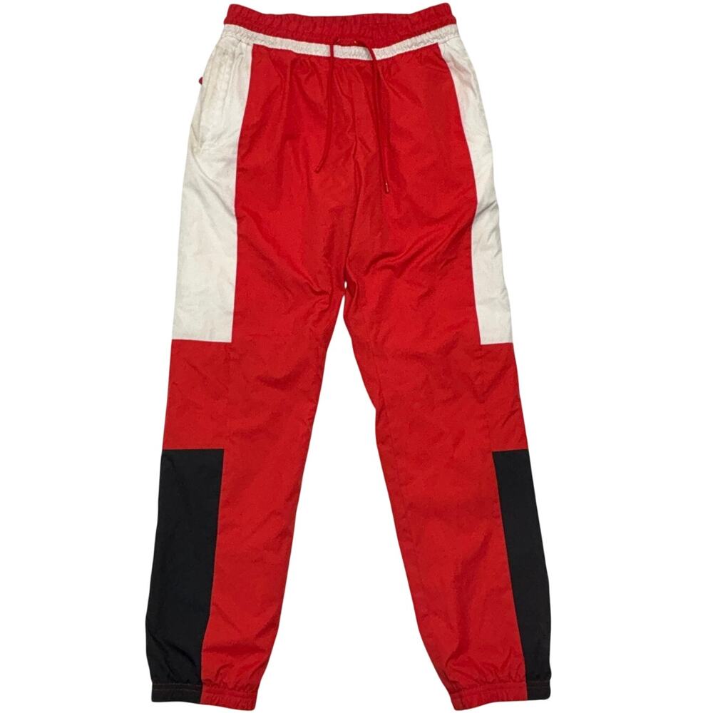 Nike Air Track Pants Medium Y2K Red White Jogger Athleisure 2000s CK4395-657